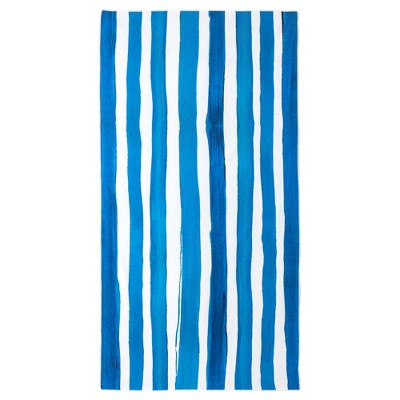 REGALWOVEN 1 Pack Striped Beach Towel, Sand Free Lightweight Travel Towel, Quick Dry and Absorbent Towel for Beach Pool Camping 63" x 31" Blue | Target