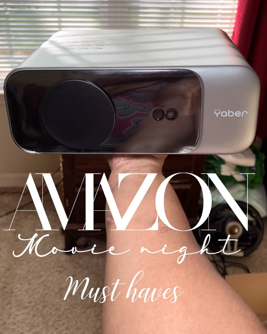 There is nothing better than having a family movie night! 🎥🎬🍿🥤
Weather is inside in your living room or outside in your backyard! This is the perfect 4k Yaber projector to have, a must have for sure! Great picture quality, sound is amazing! Connect with your iPhone or android a Roku stick, fire stick, computer, Dvd, and game console. Shop below 👇🏾 🛍️🛒

#LTKfamily #LTKVideo #LTKhome
