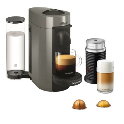 Nespresso VertuoPlus Coffee and Espresso Machine by De'Longhi with Aeroccino Milk Frother | Wayfair North America