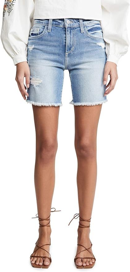 Joe's Jeans Women's The 7" Bermuda Shorts Fray Hem | Amazon (US)