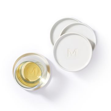 Dipped Ceramic Coasters, Set of 4 | Mark and Graham | Mark and Graham