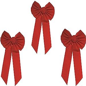 Rocky Mountain Goods Red Bow - Christmas Wreath Bow - Great for Large Gifts - Indoor/Outdoor use ... | Amazon (US)