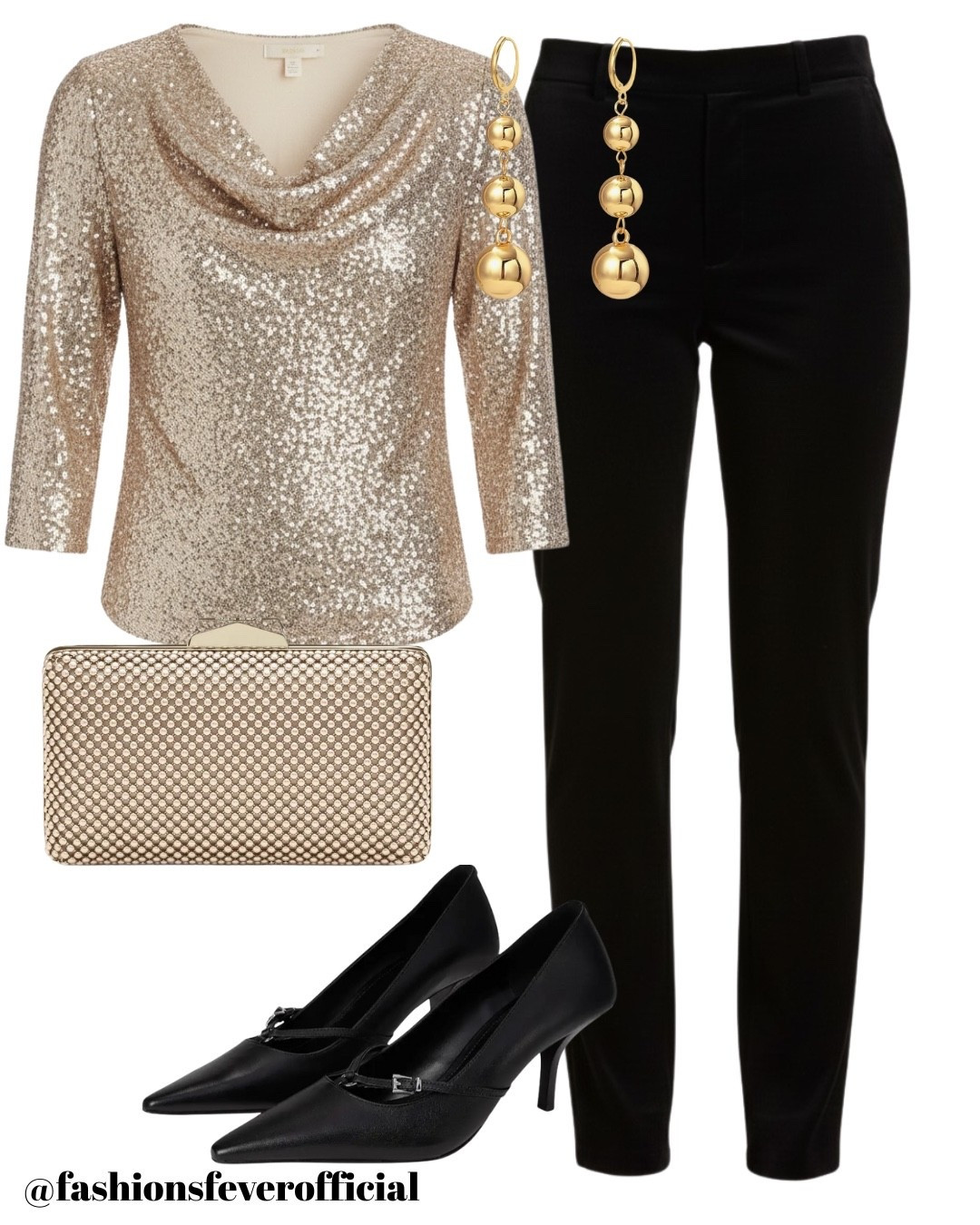 Holiday Outfit - NYE 2025! Celebrate New Year’s Eve with this sequin top paired with velvet trousers. To balance the look perfectly, I’ve added a clutch and black slingback pumps. This look is apt for New Year’s parties, dinners, etc., that require glitz and glam party outfits. 

#LTKNye #LTKFashion #LTKStyletip

#LTKSeasonal #LTKHoliday