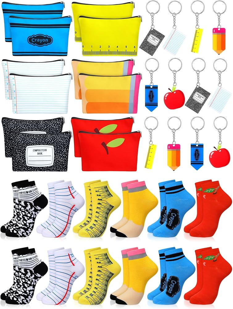 Skicuff 12 Sets/36 Pcs Teacher Appreciation Gifts for Women Bulk Thank You Teacher Gift Include A... | Amazon (US)