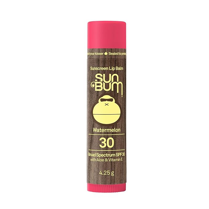 Sun Bum SPF 30 Sunscreen Lip Balm | Vegan and Cruelty Free Broad Spectrum UVA/UVB Lip Care with A... | Amazon (US)