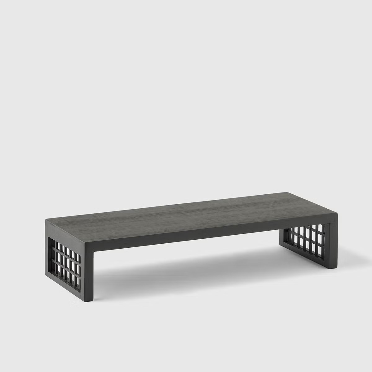 Marie Kondo Shoji Bamboo Monitor Stand Ink Black | The Container Store