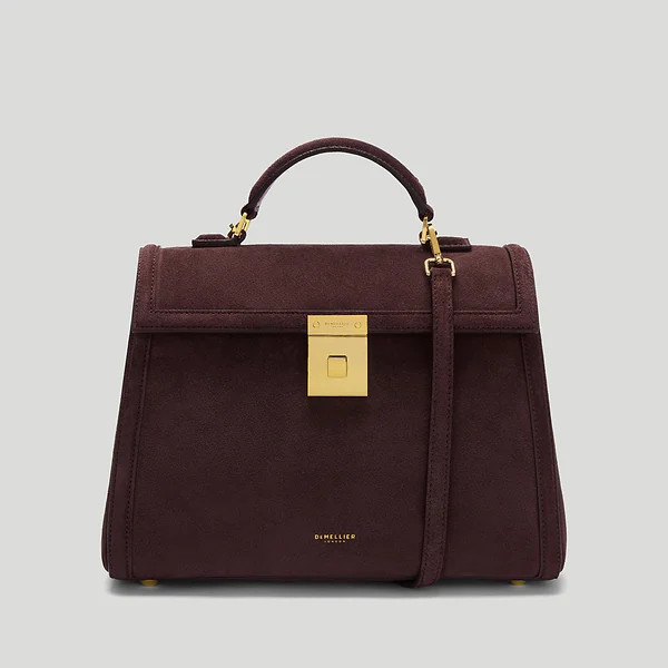 The Midi Paris | Burgundy Suede & Burgundy Smooth | DeMellier | DeMellier