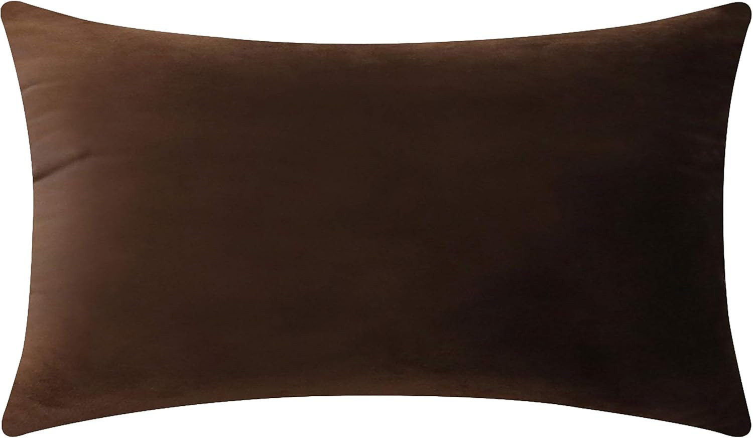Home Brilliant Brown Pillow Covers Velvet Lumbar Pillow Cover Decorative Pillow Cases Throw Pillo... | Amazon (US)