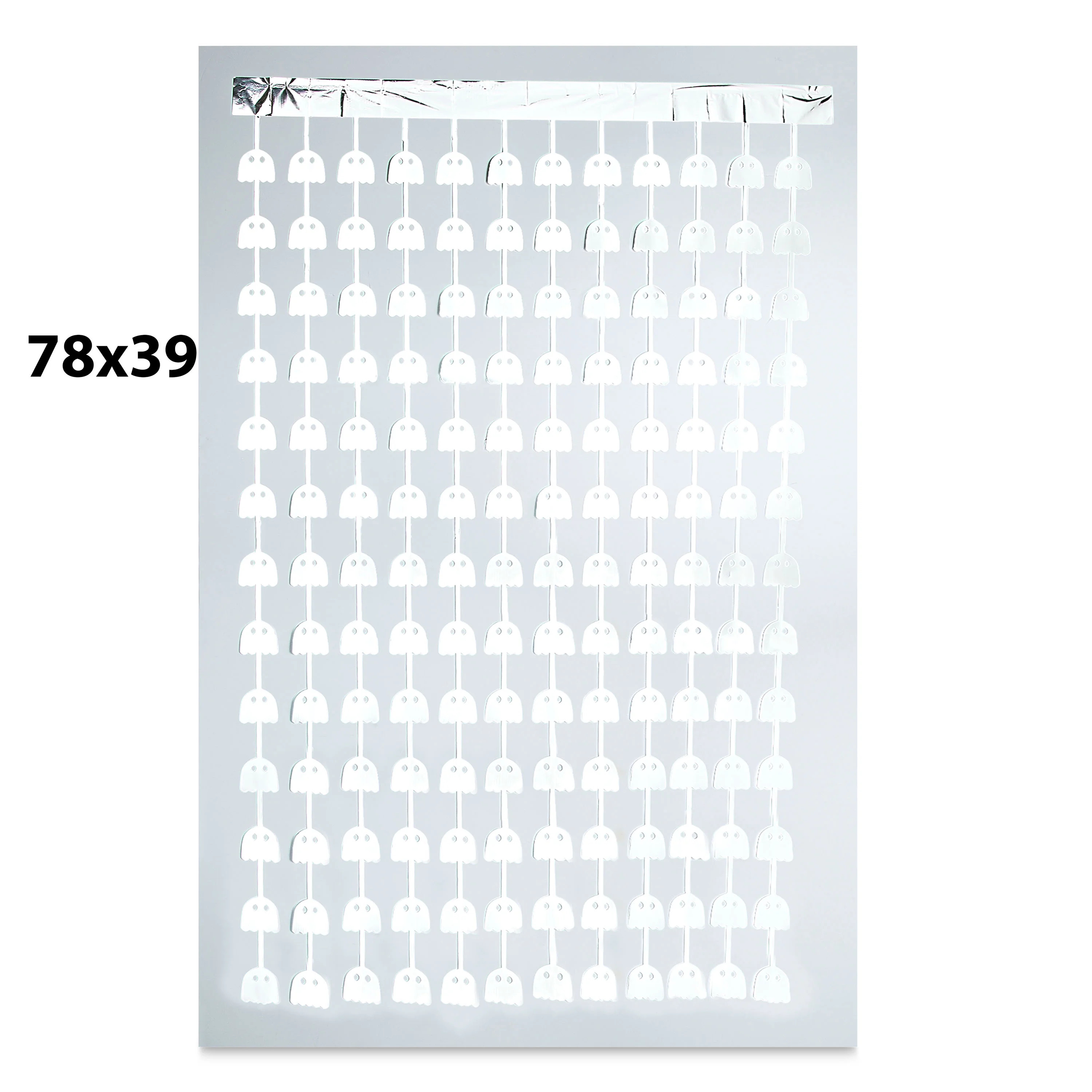 Halloween Ghost Door Fringe Curtain, 39" x 78", Way To Celebrate | Walmart (US)