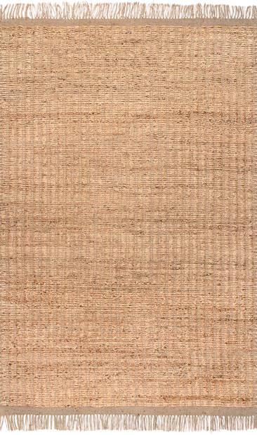Natural Pampas Jute Tasseled Area Rug | Rugs USA
