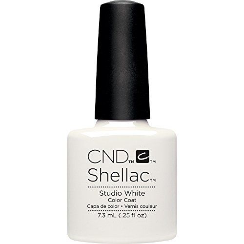 Creative Nail Shellac, Studio White, 0.25 Fluid Ounce | Amazon (US)