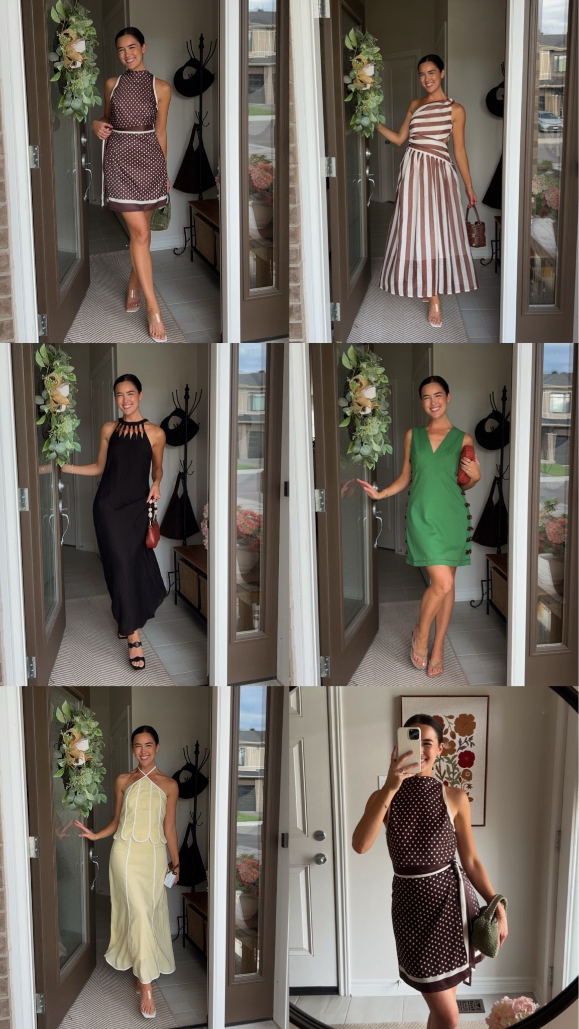 Wearing size small in all dresses :)