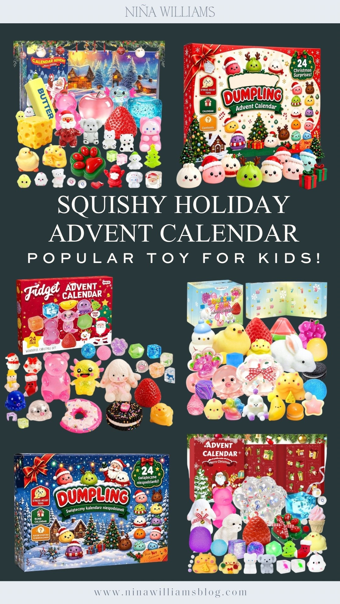 Squishy Holiday Advent Calendar 2026! These advent calendar for kids will sell out fast! Grab them before they sell out!!
Squishy toys - gift for kids

#LTKSeasonal #LTKKids