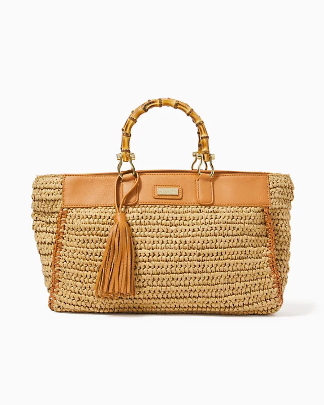 Greydon Straw Tote Bag | Lilly Pulitzer | Lilly Pulitzer