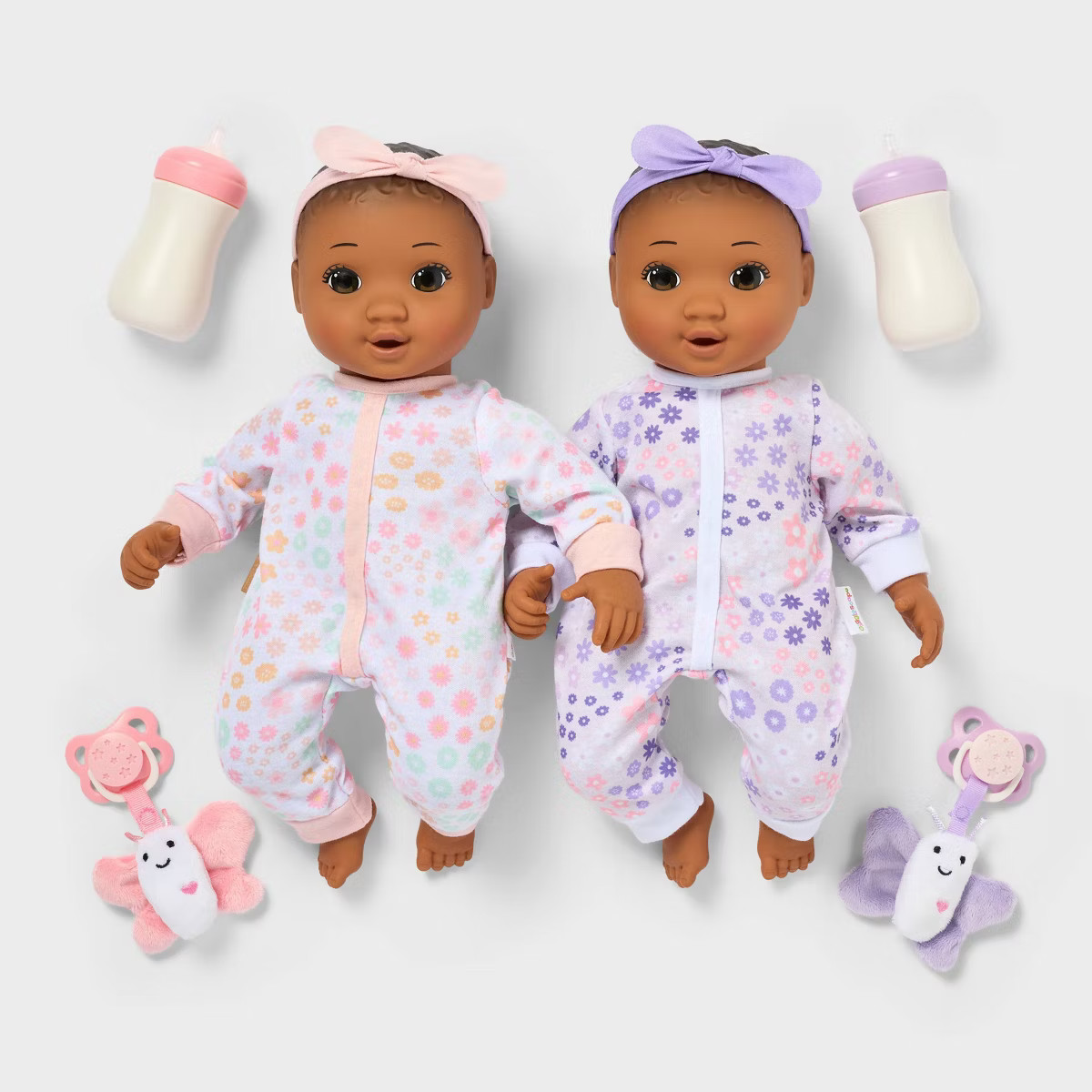 14" Girl Twin Baby Dolls - Gigglescape™ | Target