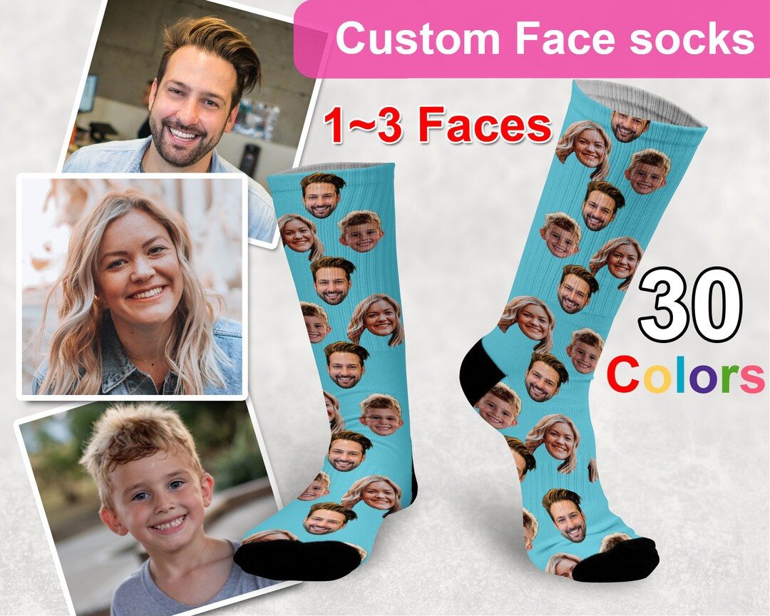 Customized Person Socks - Put Person on Custom Socks, Lovers, Birthday GIft, Mother's Day Gift So... | Etsy (US)