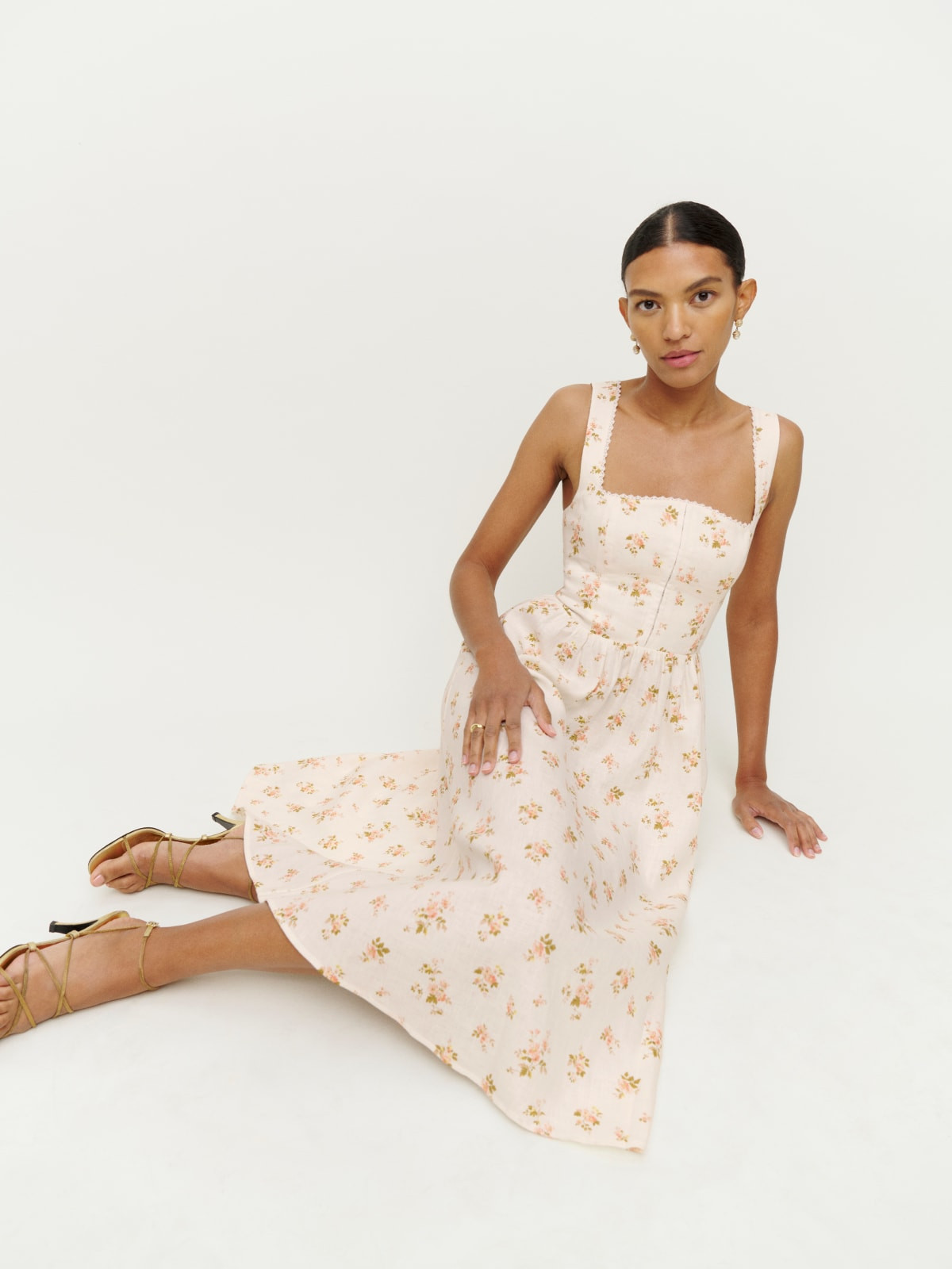 Tagliatelle Linen Dress | Reformation (Global)