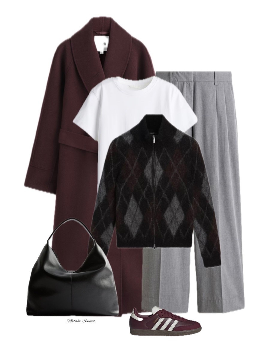 Everyday casual style 

Burgundy coat, knitwear, trousers, adidas samba, basic t-shirt

#LTKuk #LTKstyletip #LTKautumn