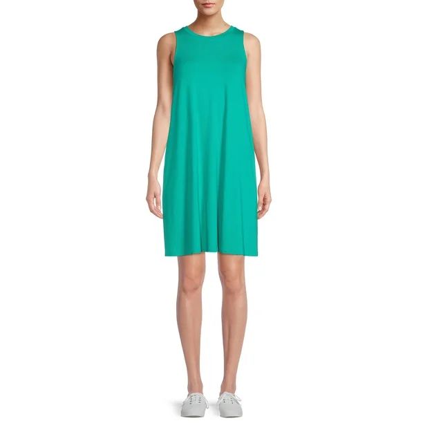 Time and Tru Women's Sleeveless Knit Dress | Walmart (US)