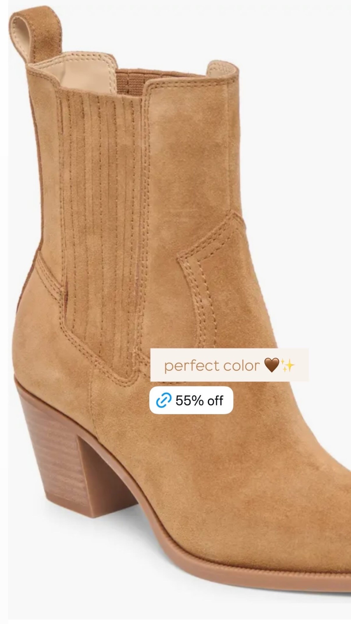 Such a good boot with a great heel height! Love that these can be worn under a pant or without one! 

#LTKShoeCrush #LTKFindsUnder100 #LTKStyleTip