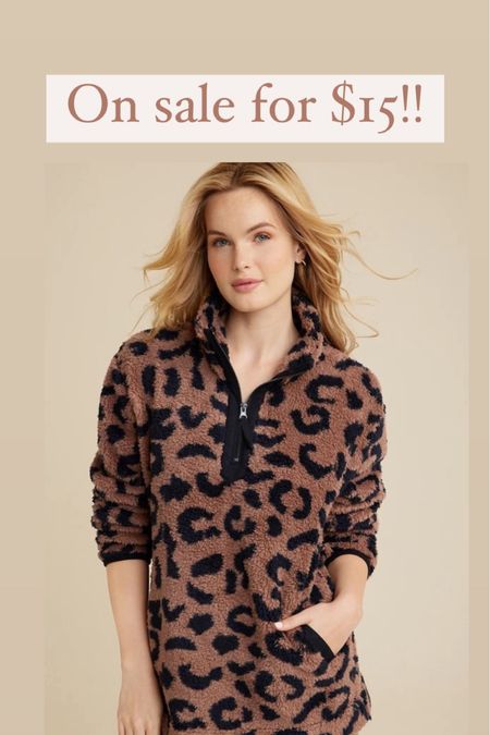 Leopard Sherpa on sale for $15!!

#LTKsalealert #LTKCyberWeek #LTKfindsunder50