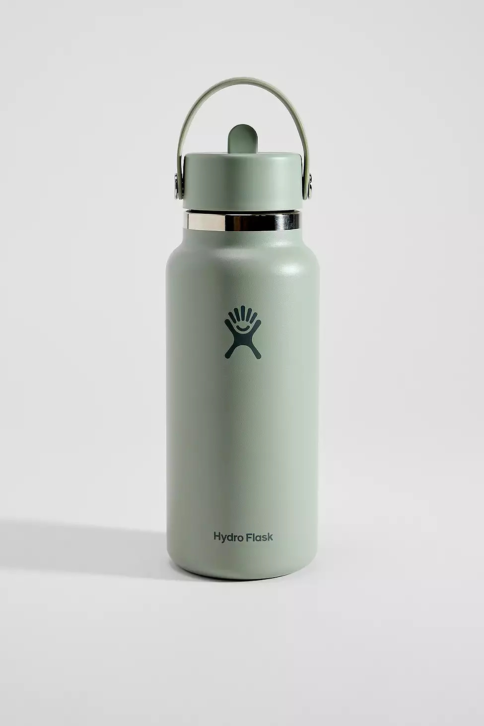 Hydro Flask Wide Flex Straw 32oz Water Bottle - Khaki ALL at Urban Outfitters | Urban Outfitters UK
