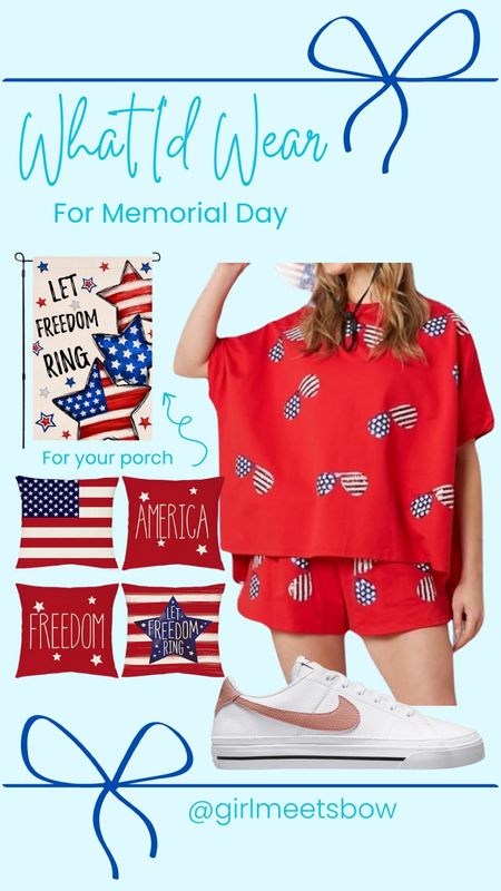 What I’d wear on Memorial Day. Americana. 4th of July. 

#LTKFindsUnder50 #LTKStyleTip #LTKSeasonal