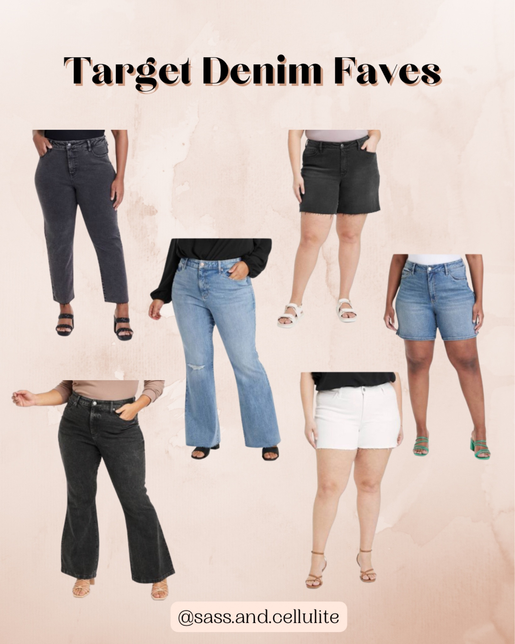 My favorite jeans and shorts right now are from Target & they’re on sale✨ I wear a size 17 in their Ava & Viv brand  

#LTKsalealert #LTKcurves