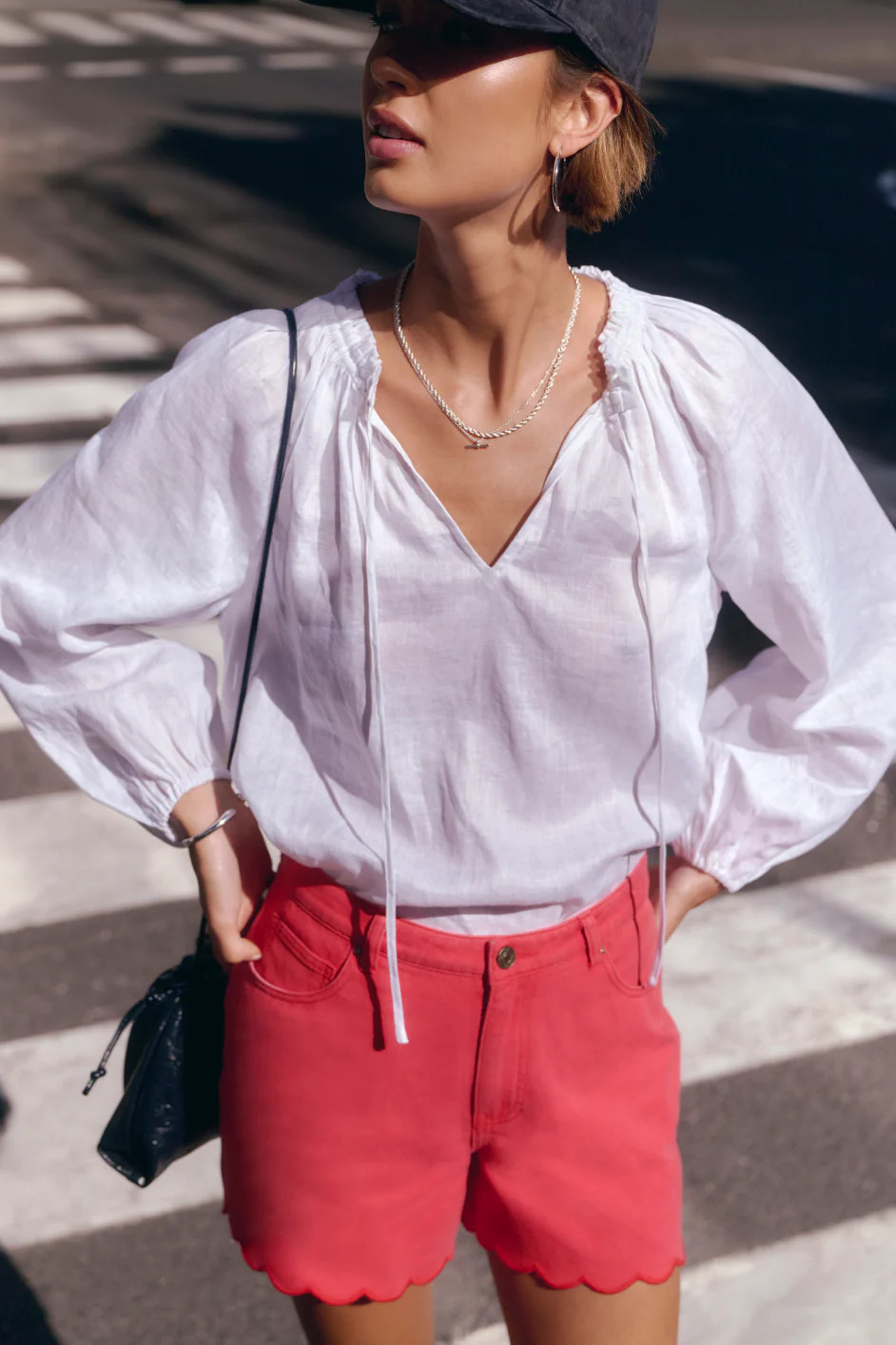 Cath x WYSE Etoile Blouse - White | WYSE London