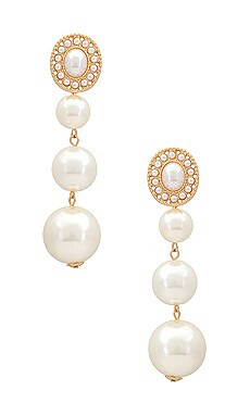Ettika Jaw Drop Earrings in Gold from Revolve.com | Revolve Clothing (Global)