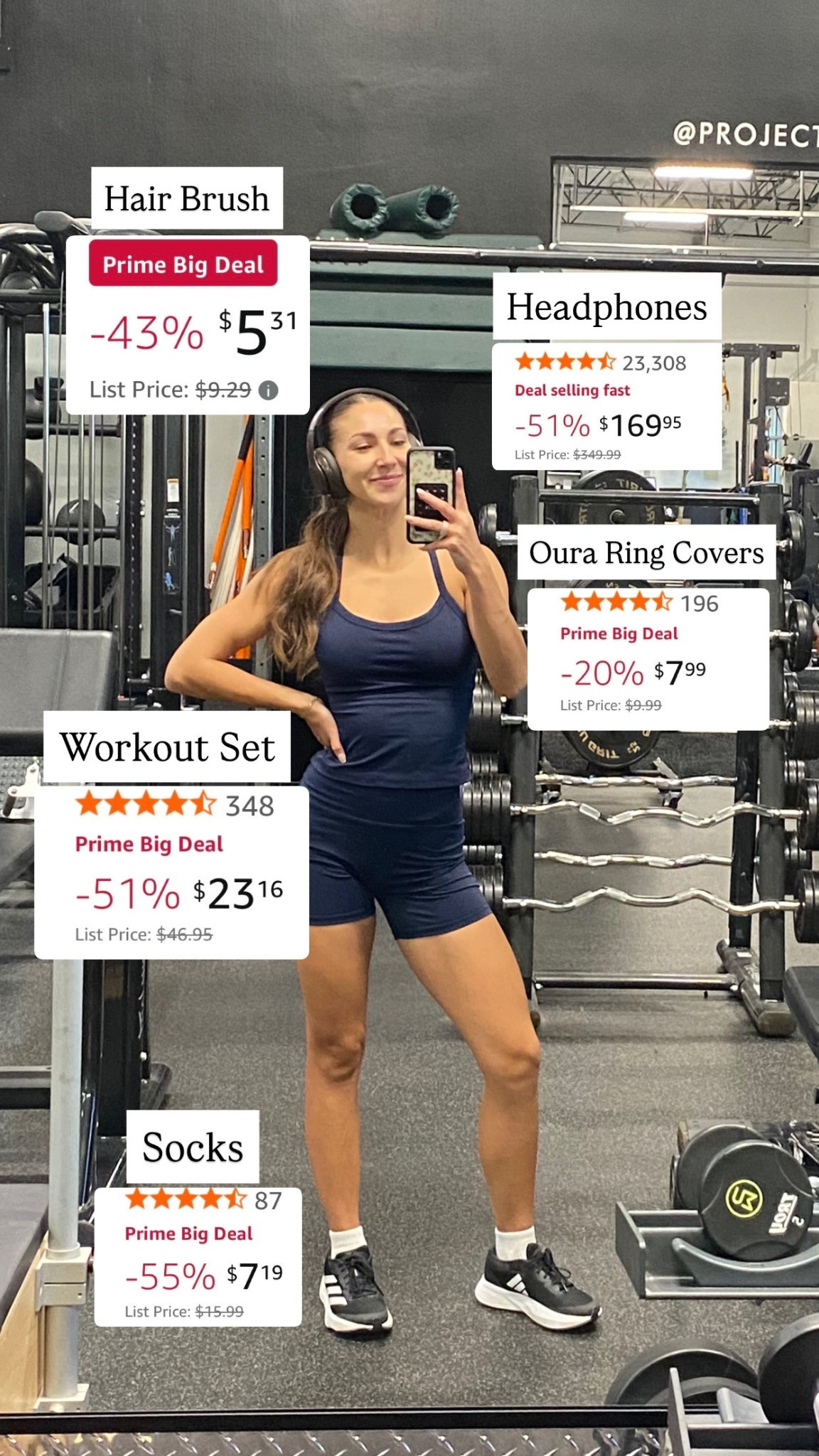 Prime day deals are here!! This whole and workout outfit and workout essentials are on sale!!! 

#LTKFindsUnder50 #LTKActive #LTKSaleAlert