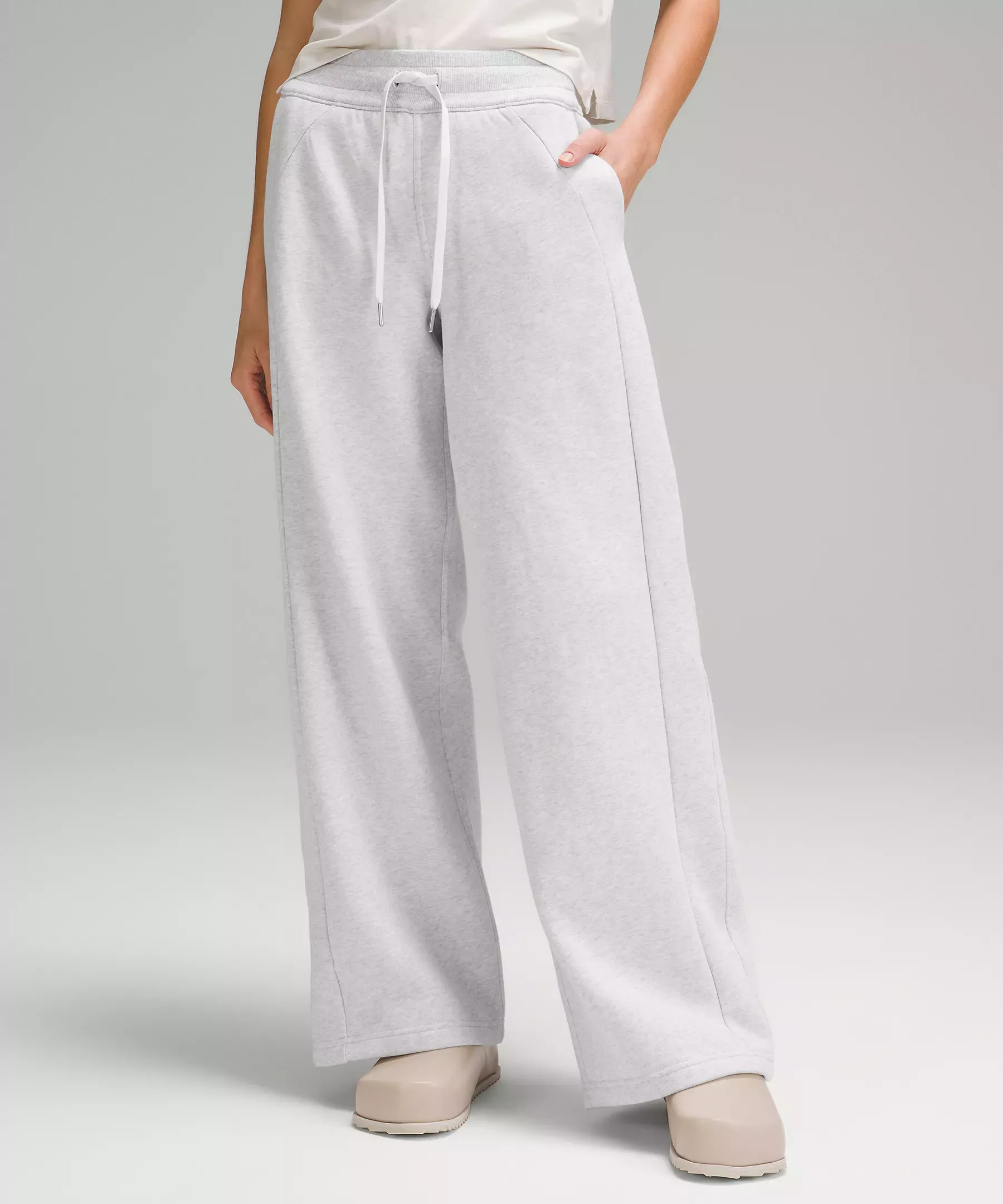 Scuba Mid-Rise Wide-Leg Pant curated on LTK
