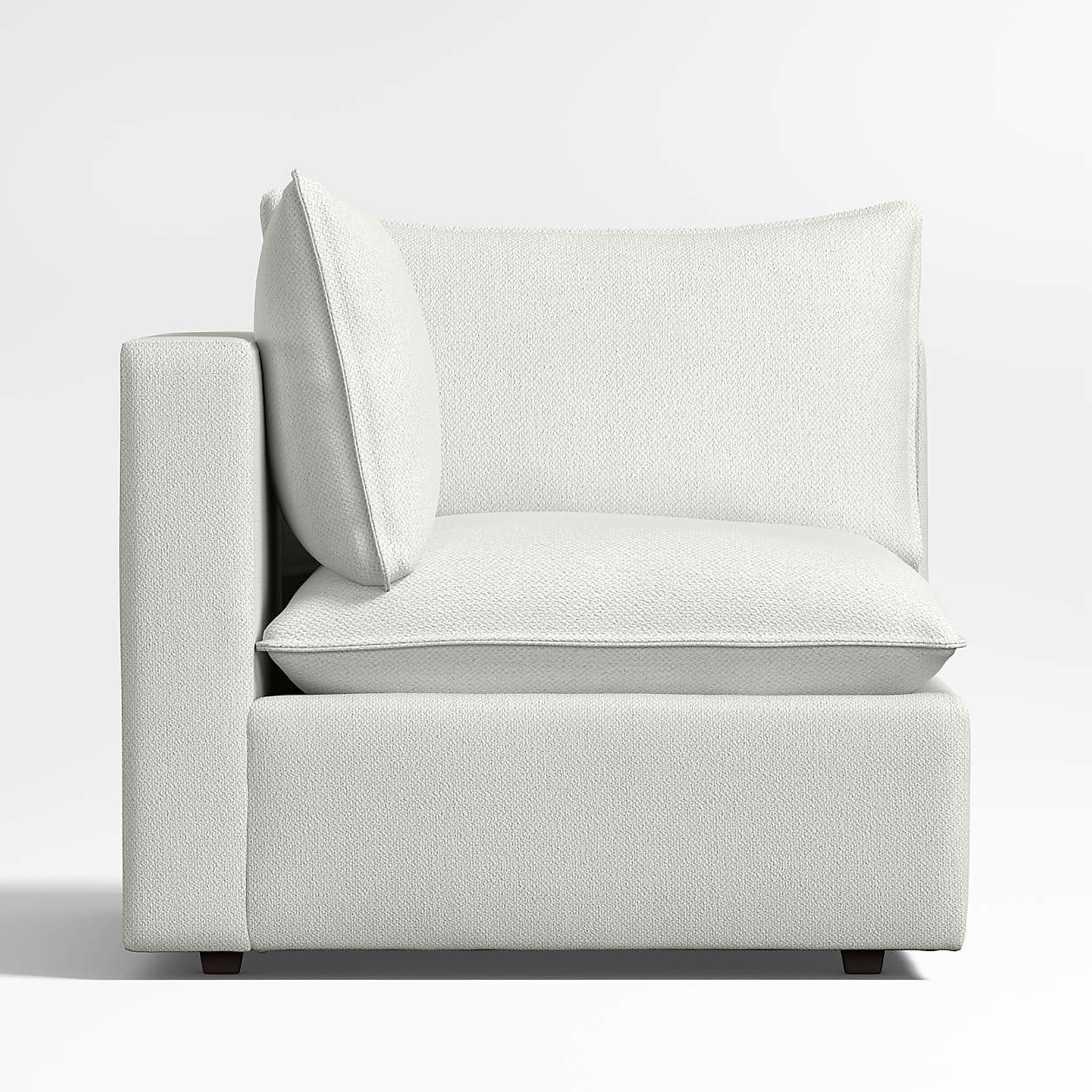 Lotus Modular Corner Chair Sectional Piece + Reviews | Crate & Barrel | Crate & Barrel