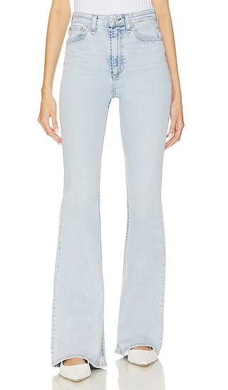 Casey High-rise Flare Jean in Melly | Revolve Clothing (Global)