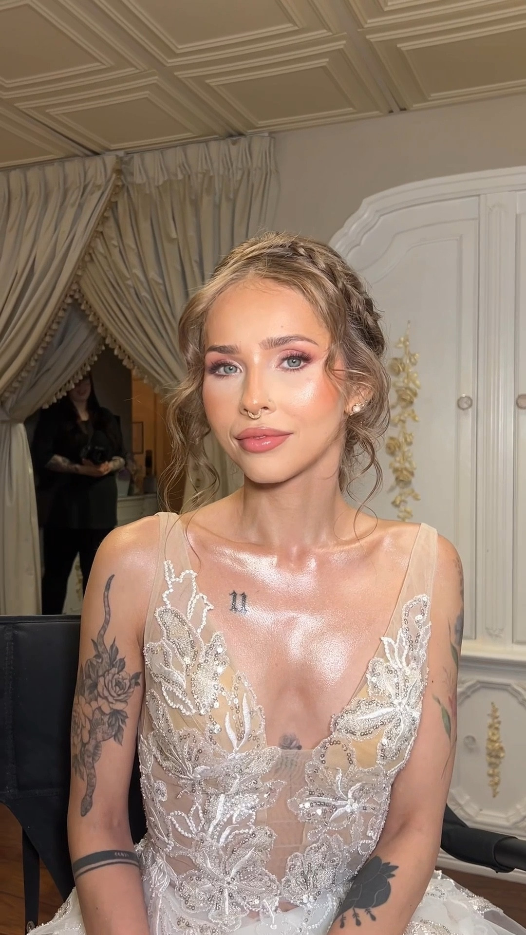 Shop the products I used for this romantic bridal look 