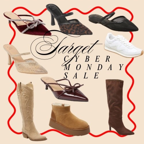 Target cyber Monday shoe sales 

#LTKCyberWeek #LTKSaleAlert