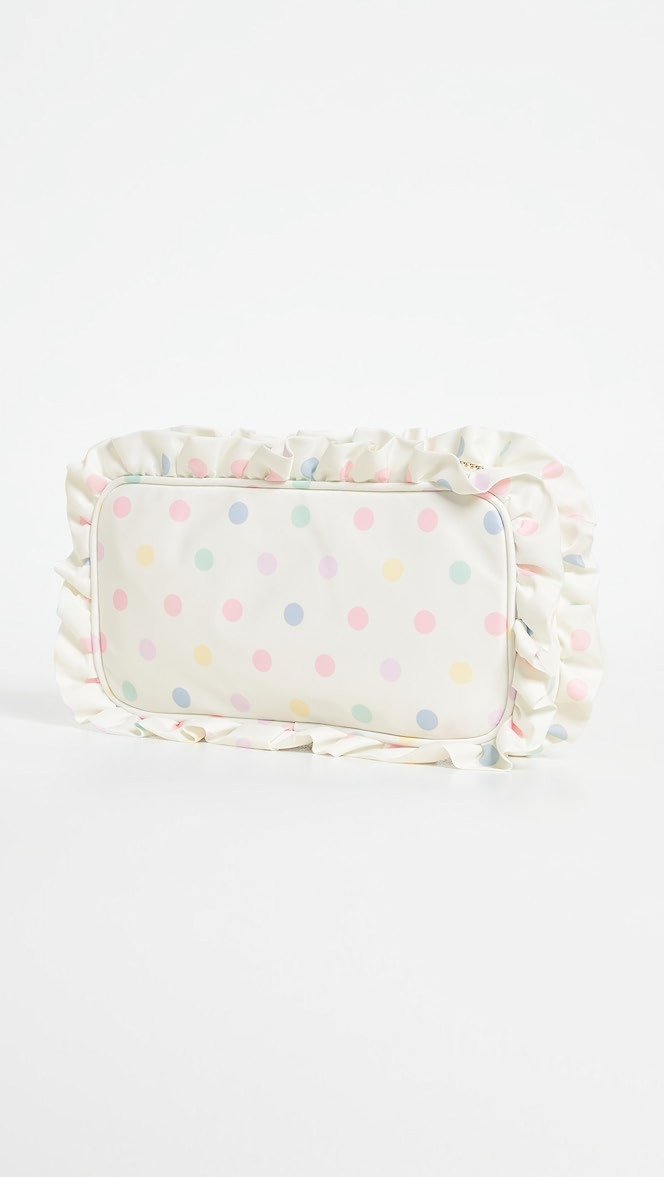 Polka Dot Ruffle Small Pouch | Shopbop