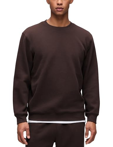 CRZ YOGA Cotton Fleece Lined Pullover Sweatshirts for Men - Crewneck Cozy Casual Athletic Daily W... | Amazon (US)