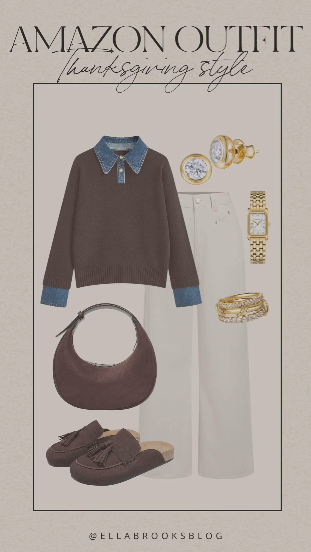 Amazon Thanksgiving outfit inspo

Fall outfit, Amazon fashion, wide leg jeans, suede bag, slip on mules

#LTKSeasonal #LTKHoliday #LTKFindsUnder100