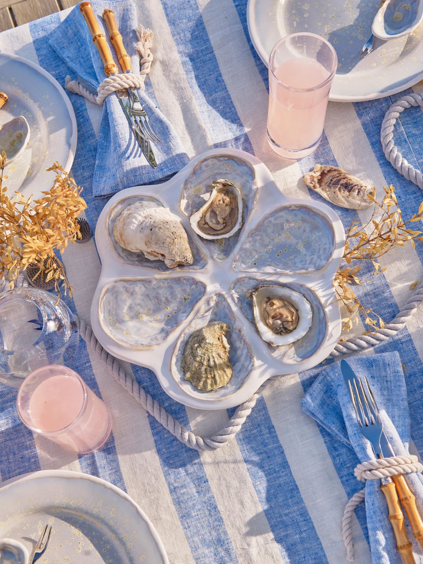Pearl Traditional Oyster Plate | Weston Table