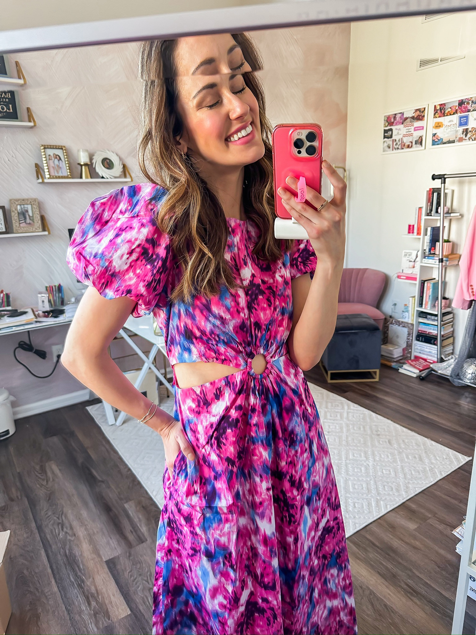 Walmart fashion find! Puff sleeve patterned midi dress with cutouts 💕

Bridal shower dress // wedding guest dress // sizing inclusive dress // spring midi dress under $40 // baby shower dress // gender reveal dress 

#LTKwedding #LTKstyletip #LTKfindsunder50