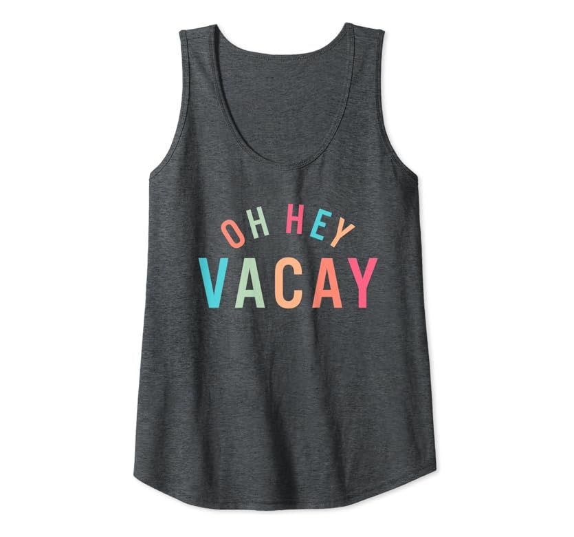 Cute Summer Oh Hey Vacay Tank Top | Amazon (US)