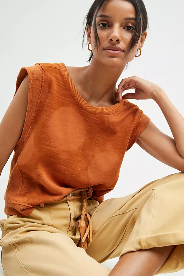 Daily Practice by Anthropologie Upbeat Muscle Tee | Anthropologie (US)