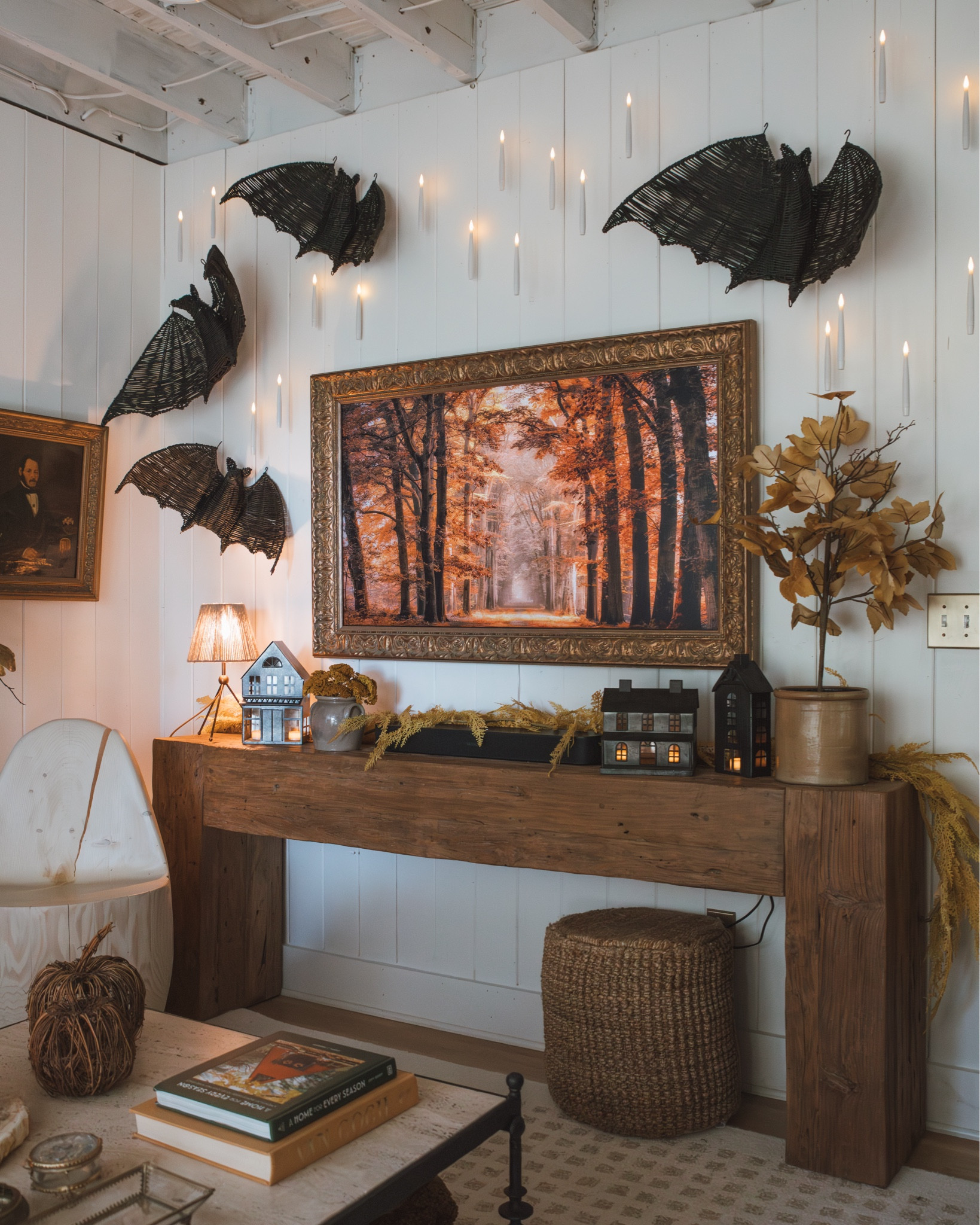 Last year my bats sold out before I could even share them with you guys! But I just saw BOTH my bats and maple tree restocked so I had to share.  The bats are rattan and are AMAZING quality! Here are the dimensions because they are surprisingly huge lol 

Small: 9.25"H, 2.5"D, 18.5" diameter
Medium: 11.5"H, 10"D, 19.5" diameter
Large: 14.5"H, 12"D, 26" diameter

Also love the maple tree so much. I purchased another for this year. #fallfinds 

#LTKSeasonal #LTKHome