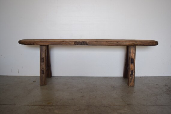 Customer Favorite-Dark Slender Bench 5' long Antique-Style | Etsy (US)