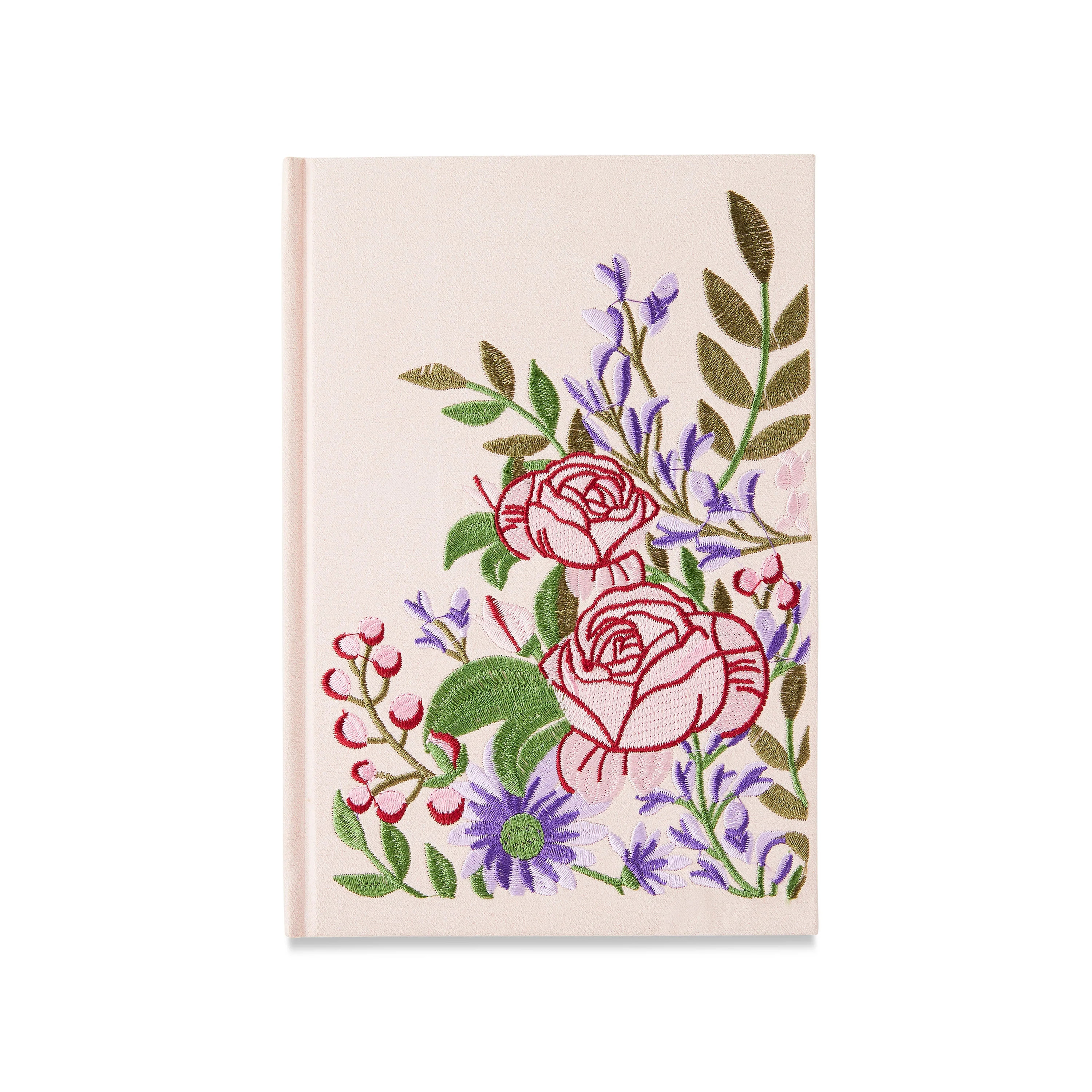 Netflix's Bridgerton Inspired Floral Embroidered Notebook, Pink, Lined Pages, 5.75" x 8.75", Rega... | Walmart (US)
