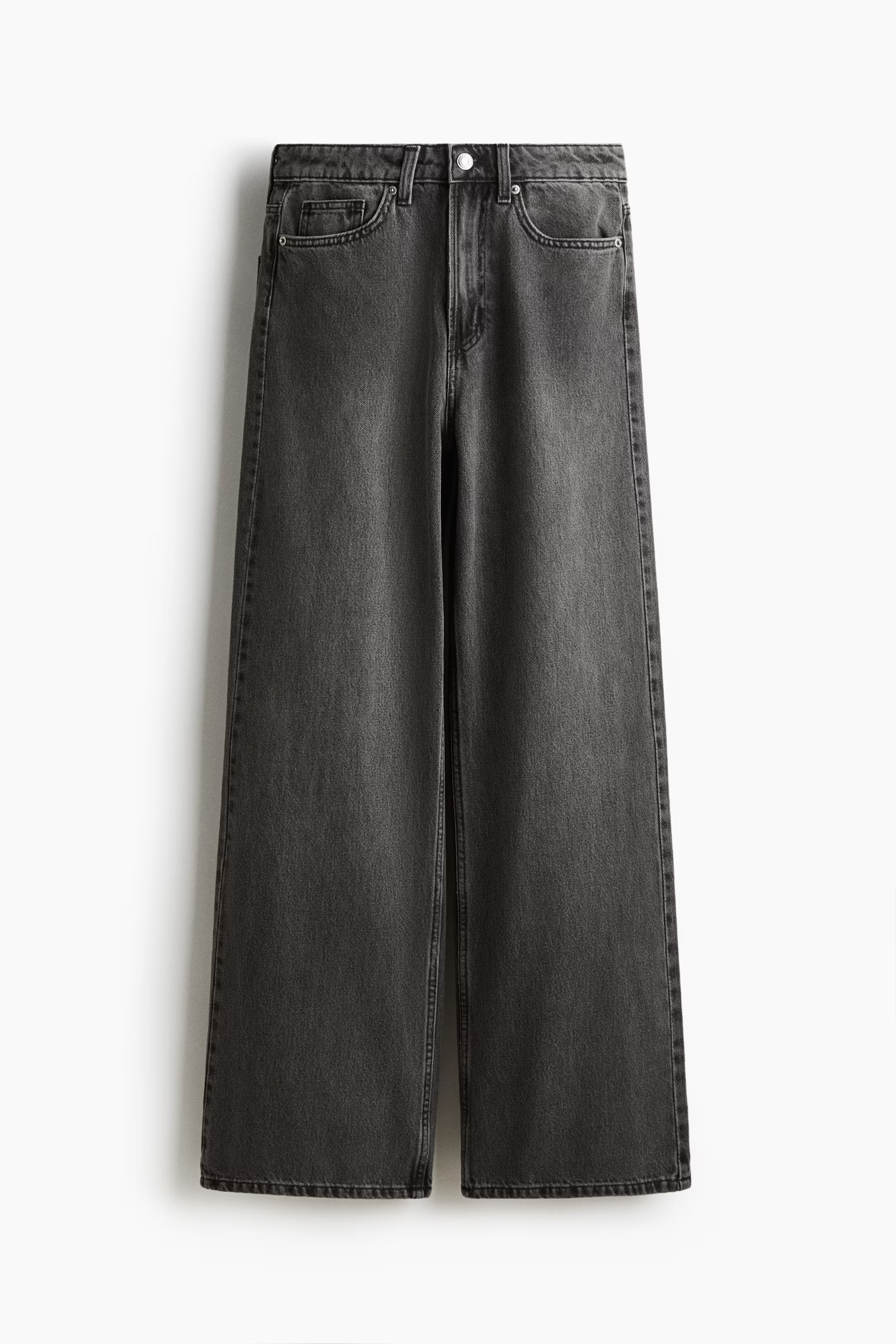 Wide Ultra High Jeans - Dunkelgrau - Ladies | H&M DE | H&M (DE, AT, CH, NL, FI)