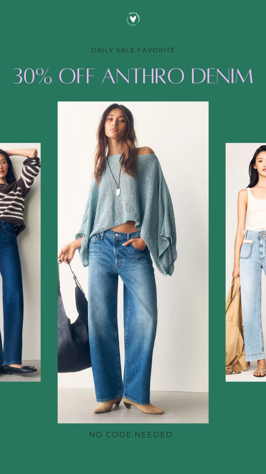 30% off @Anthropologie denim •

#LTKSaleAlert