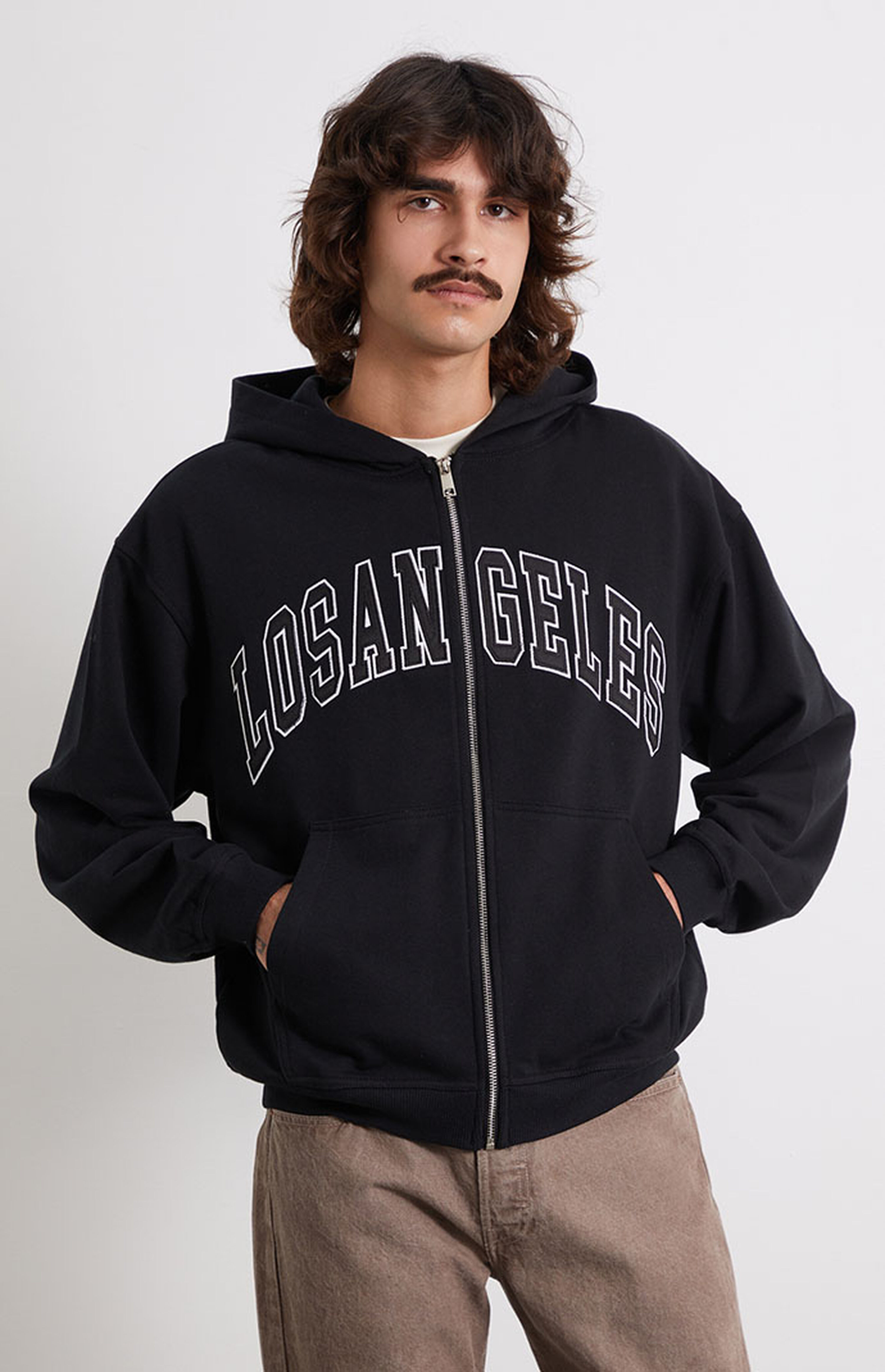 PacSun Los Angeles Full Zip Hoodie | PacSun
