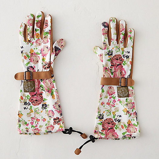 Floral Twill Garden Gloves | Terrain